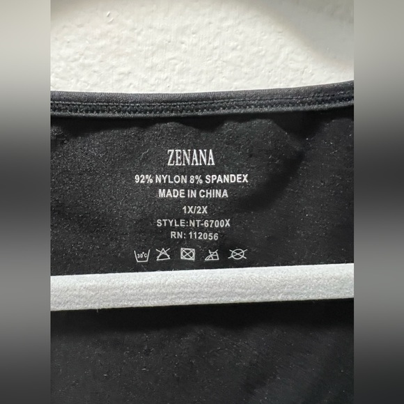 Zenana|Black Tank Top|Size 1X/2X - Picture 4 of 4